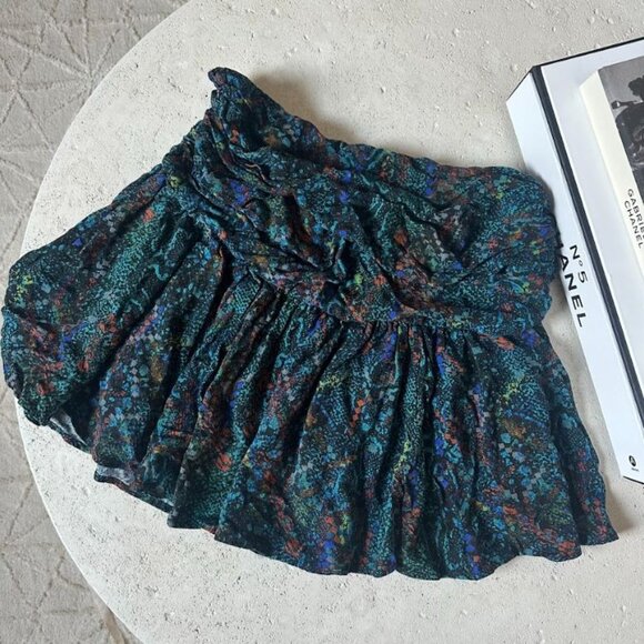 Free People Saturday Sun High-Waisted Mini Skirt in Who is She Size 4 - Picture 7 of 10